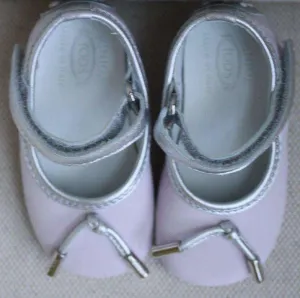 TODS BABY PINK SHOES EU 17 US 2 UK 1