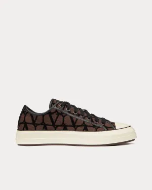Toile Iconographe Totaloop Fondant / Black Low Top Sneakers