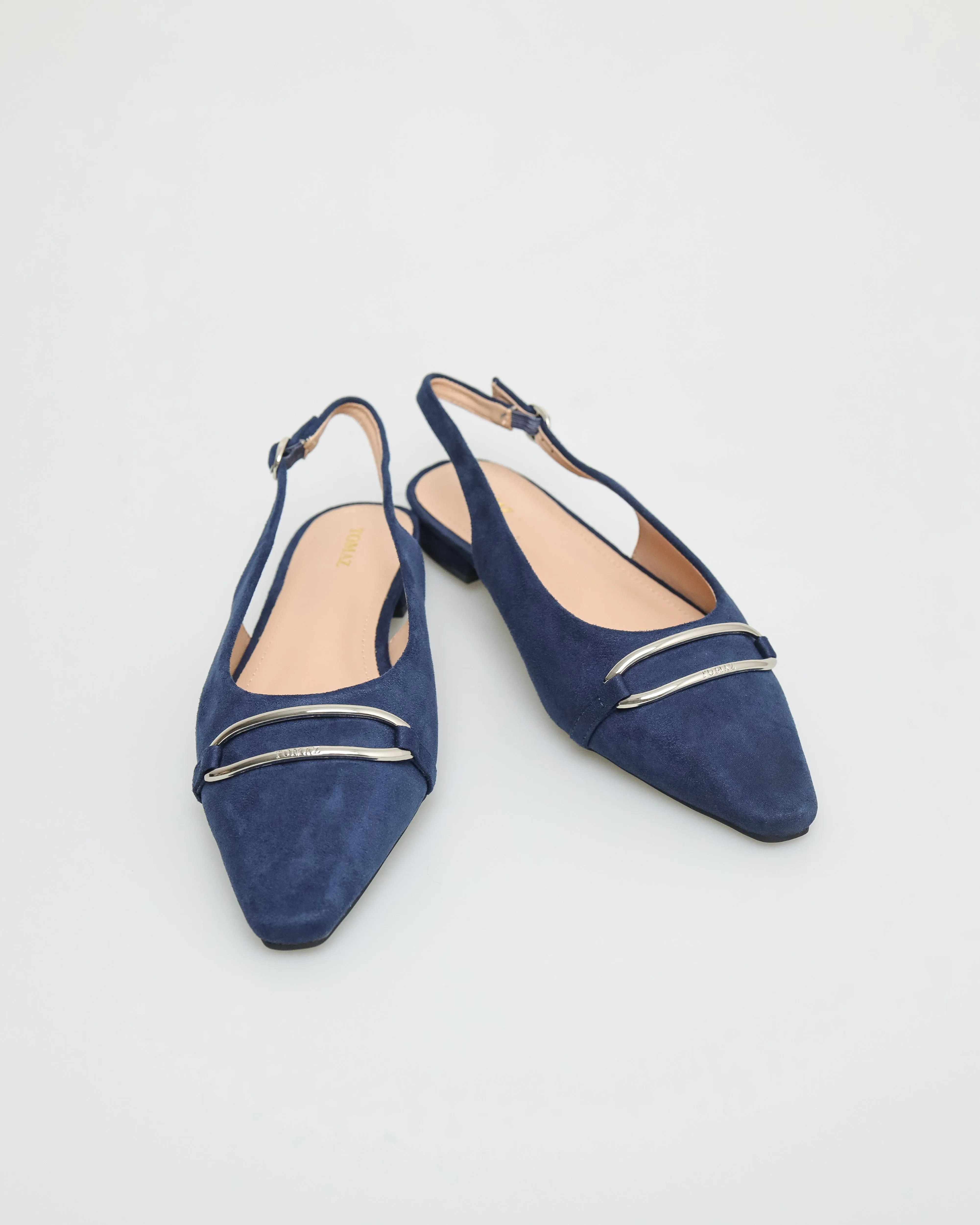 Tomaz FL025 Ladies Metal Bits Slingback
