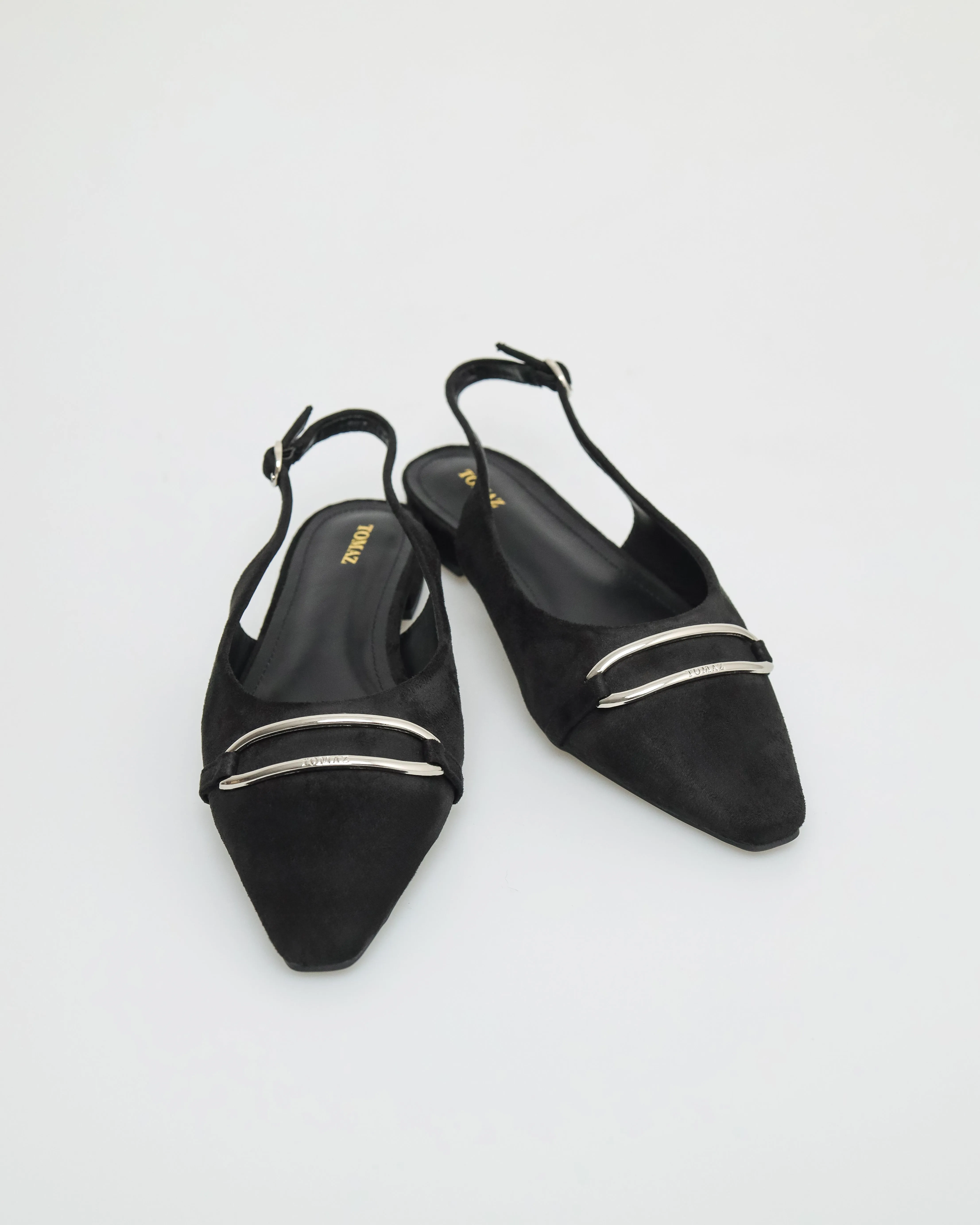 Tomaz FL025 Ladies Metal Bits Slingback