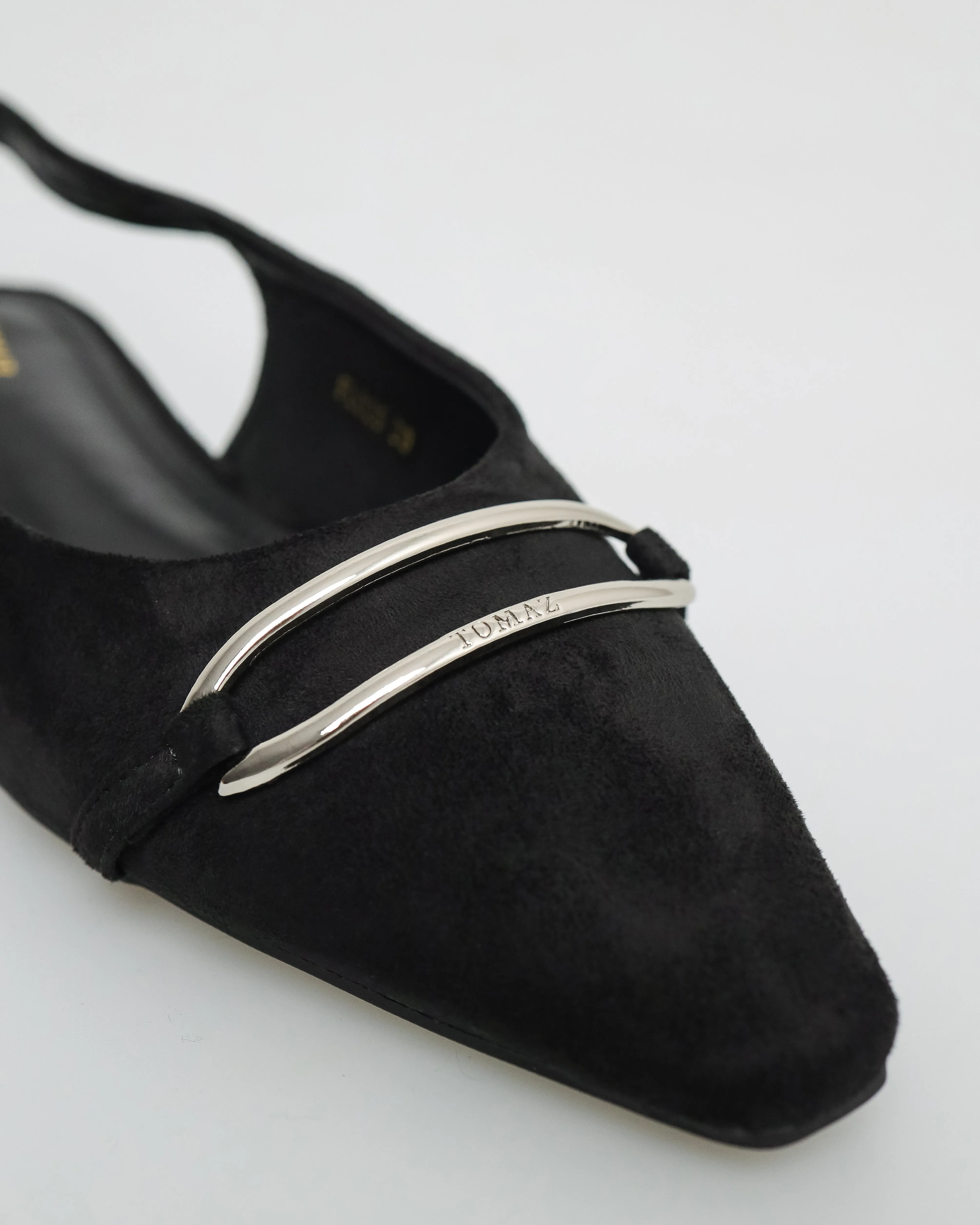 Tomaz FL025 Ladies Metal Bits Slingback