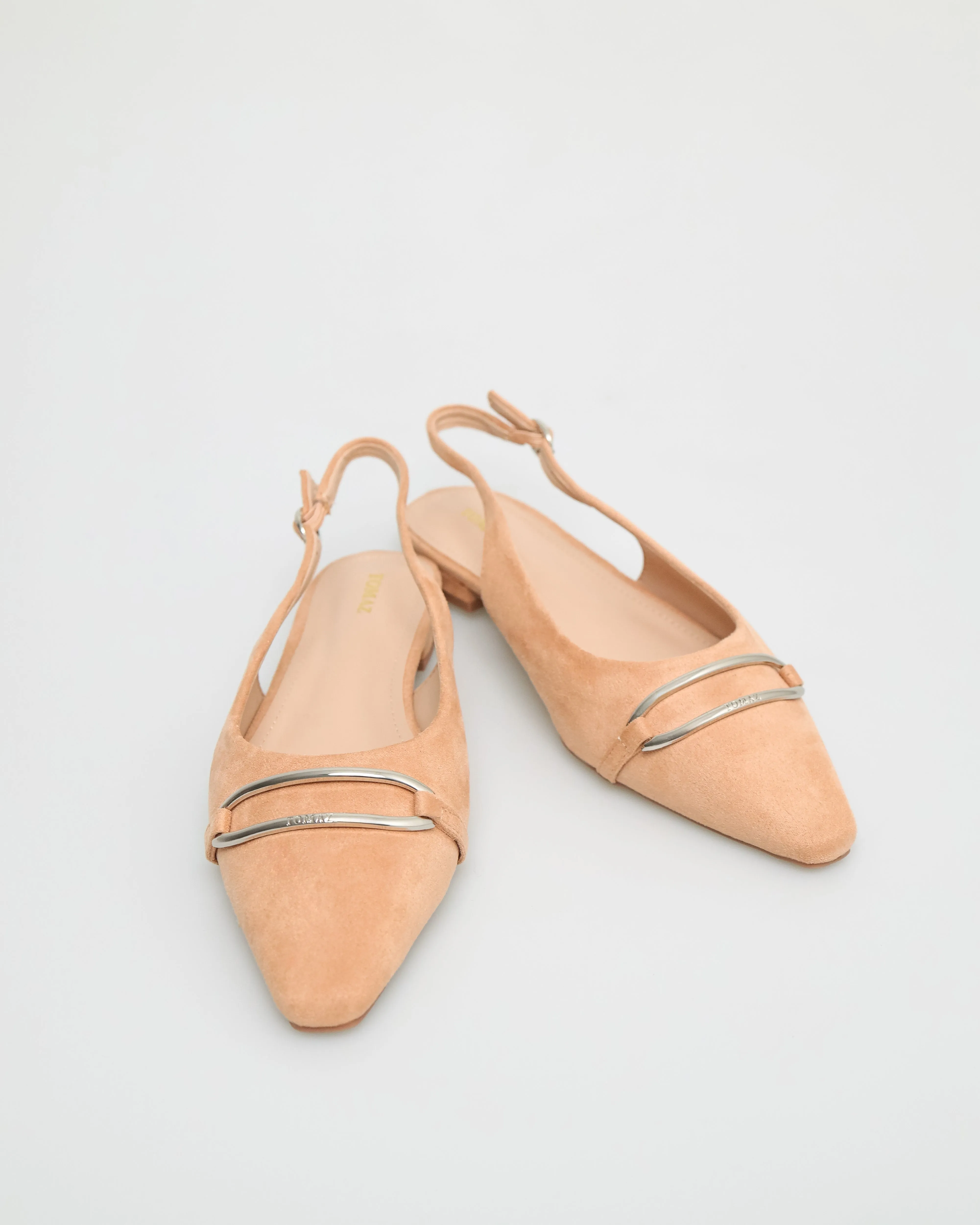 Tomaz FL025 Ladies Metal Bits Slingback