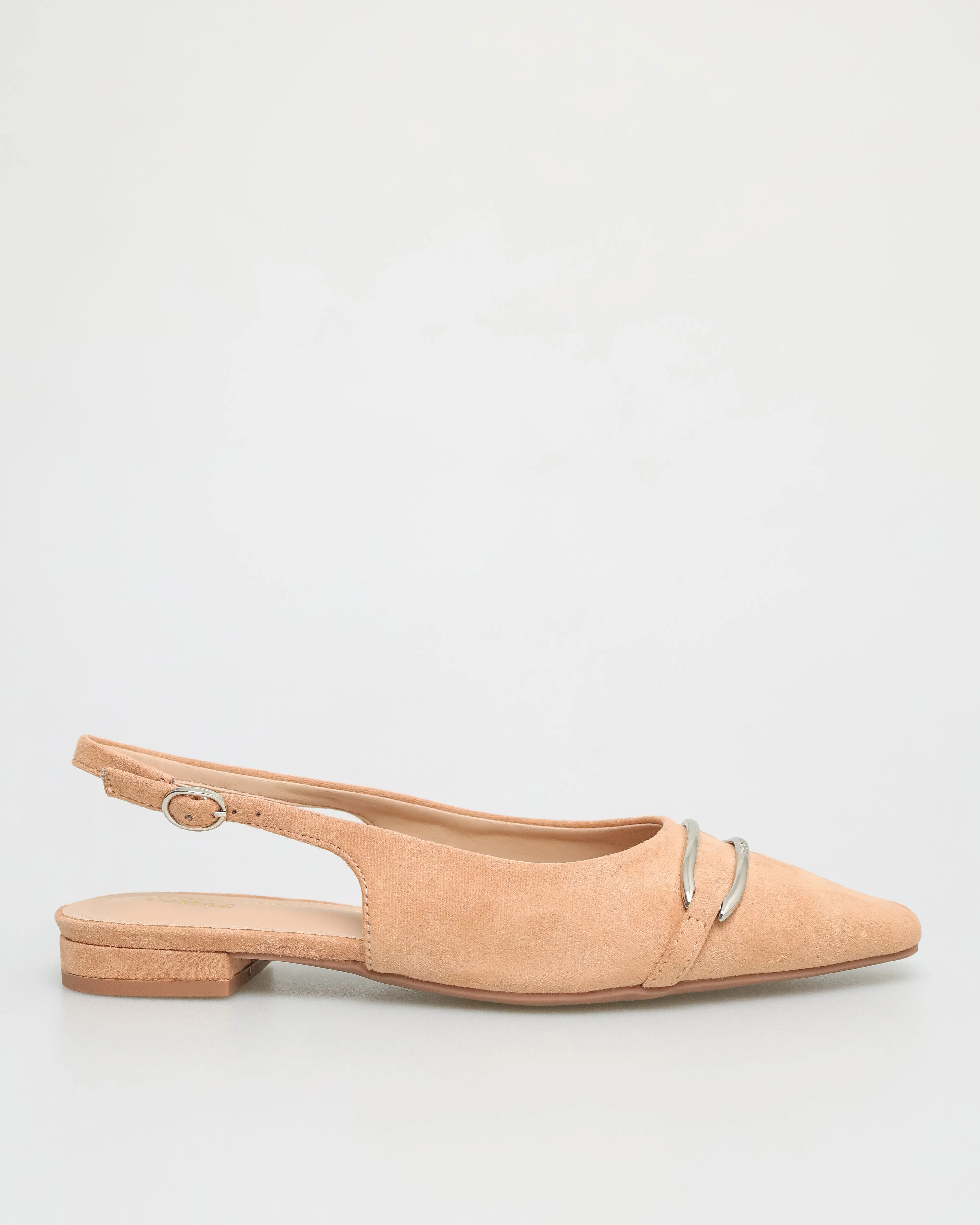 Tomaz FL025 Ladies Metal Bits Slingback