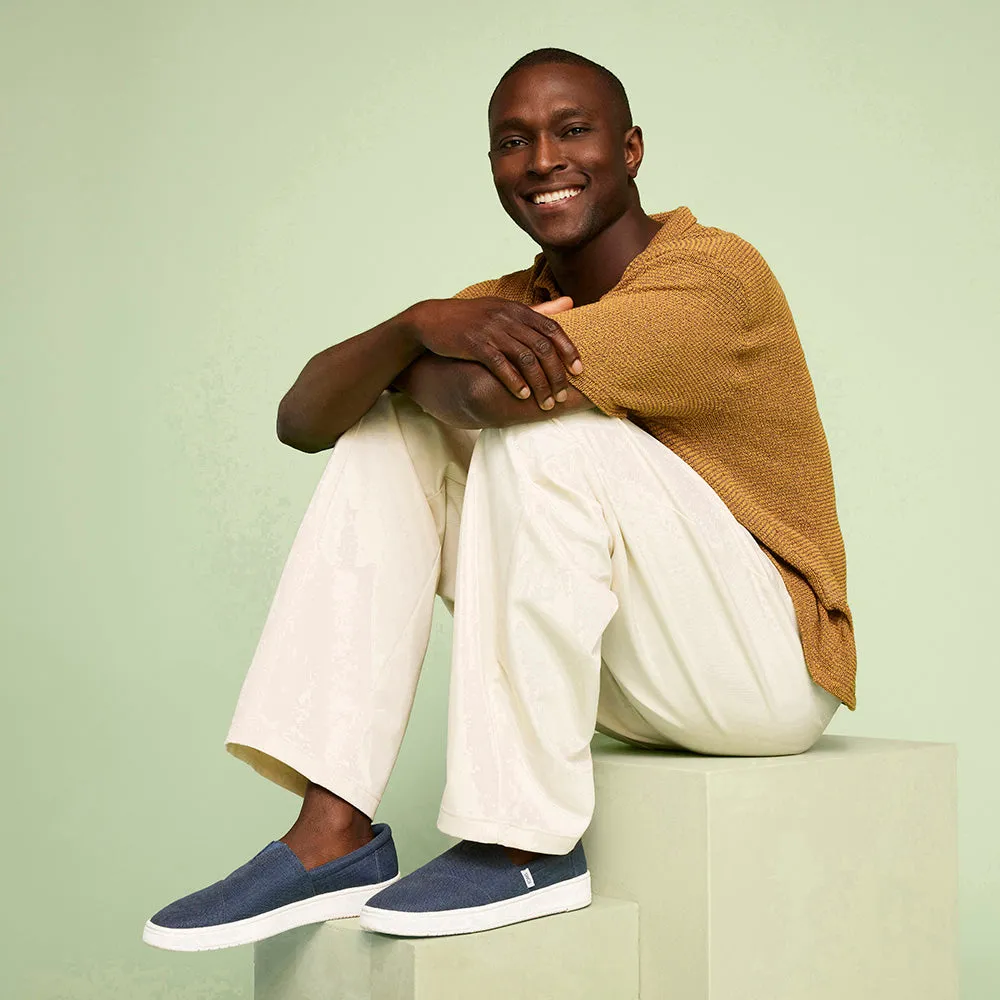 TOMS Men Travel Lite Alpargata Blue Heritage Shoes