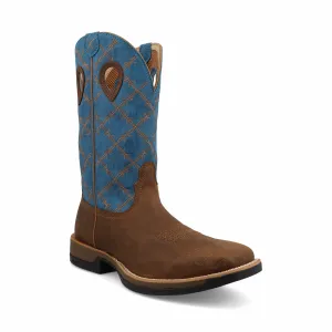 Twisted X Men's Brunette & Fjord Blue Tech X Western Boot MXW0012