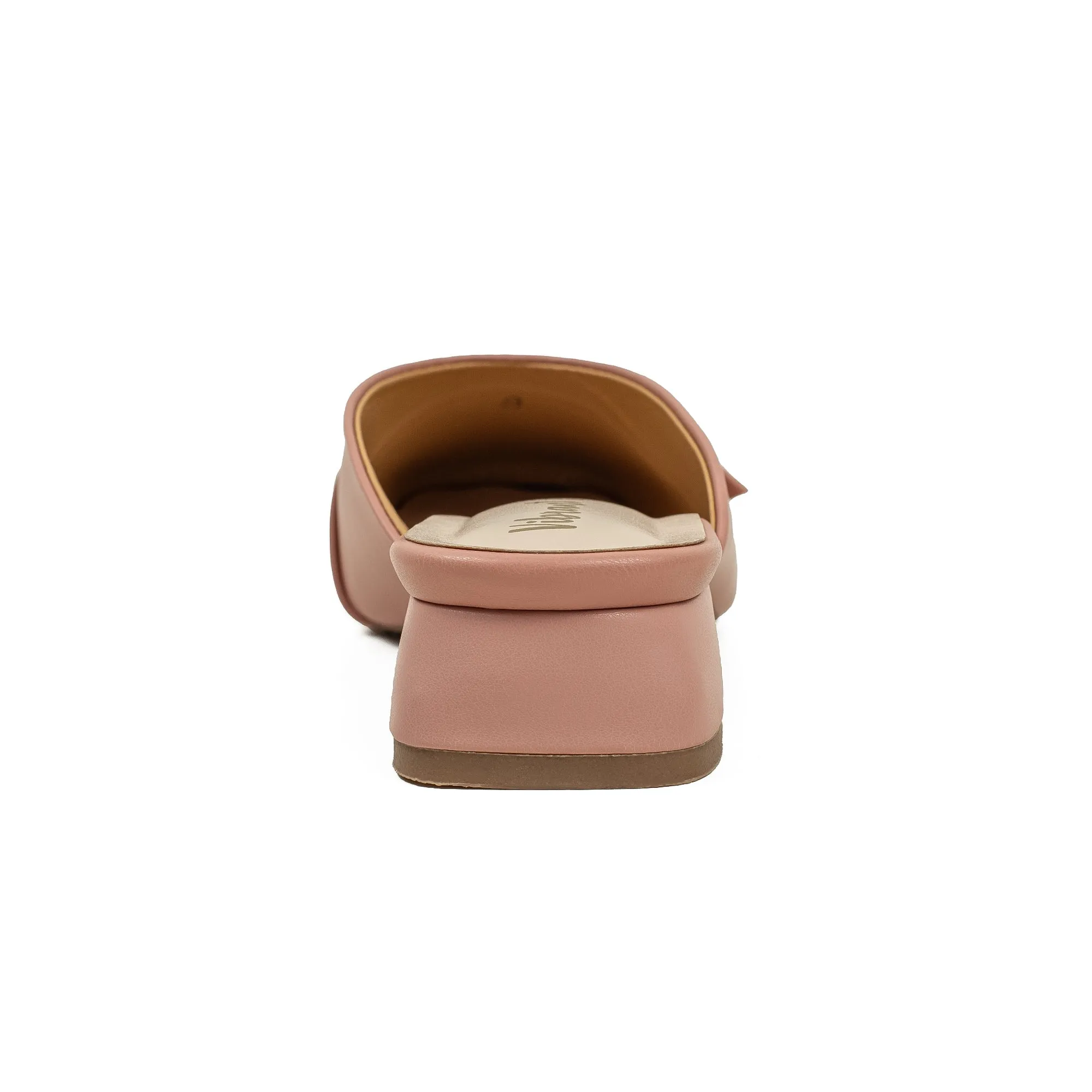 Vibrant Ladies Pink & Beige PU Block Heel Shoes with Cushioned Insole - Elegant and Comfortable