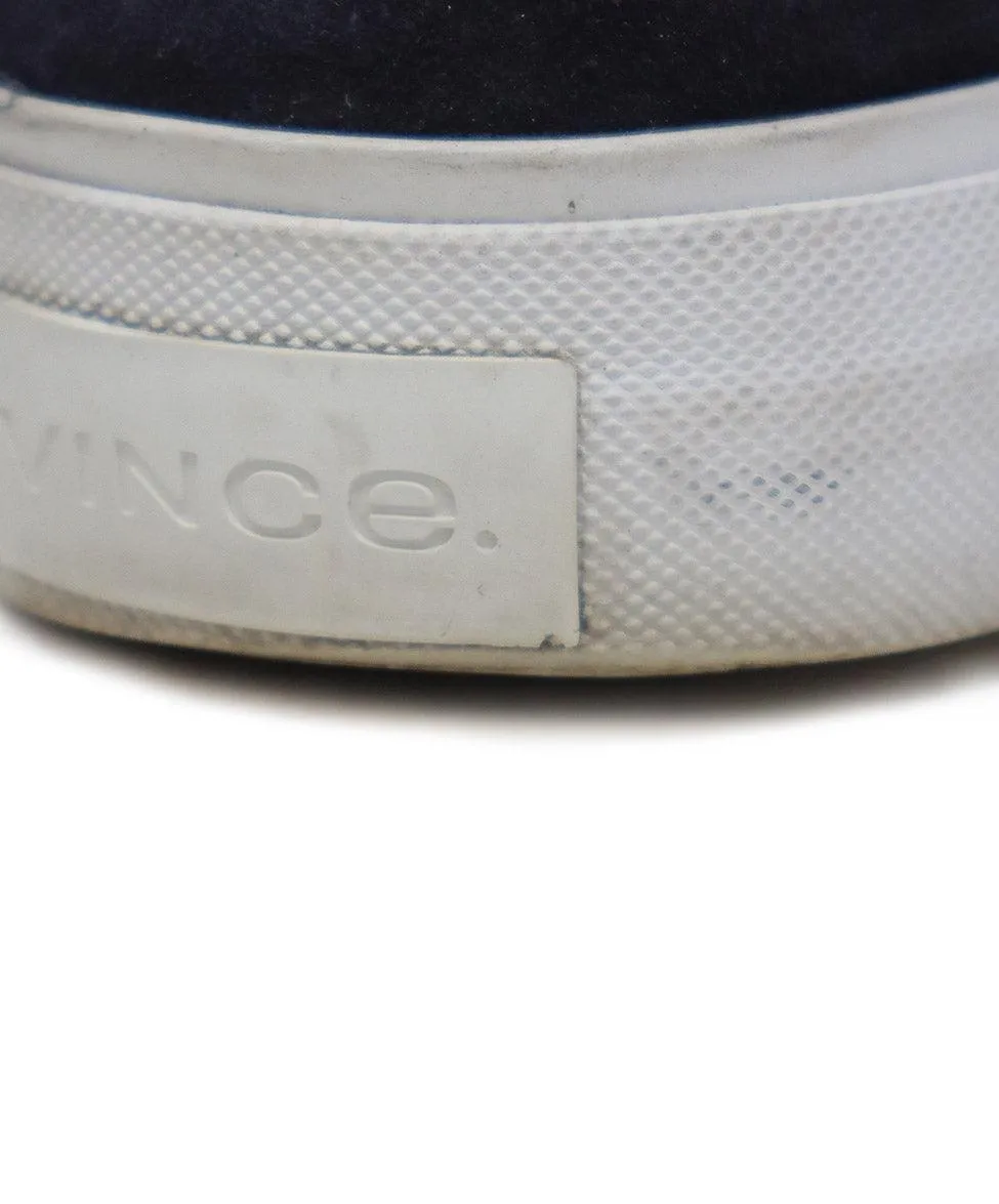 Vince Navy Suede Sneakers sz 10