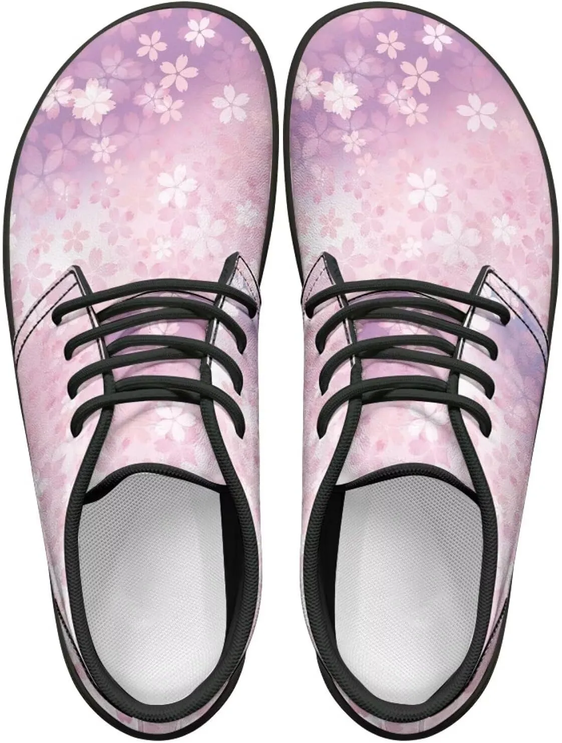 Women's Minimalist Barefoot Shoes | Wide Width Fashion Sneaker | Low Top Fashion Sneaker Size 36-48