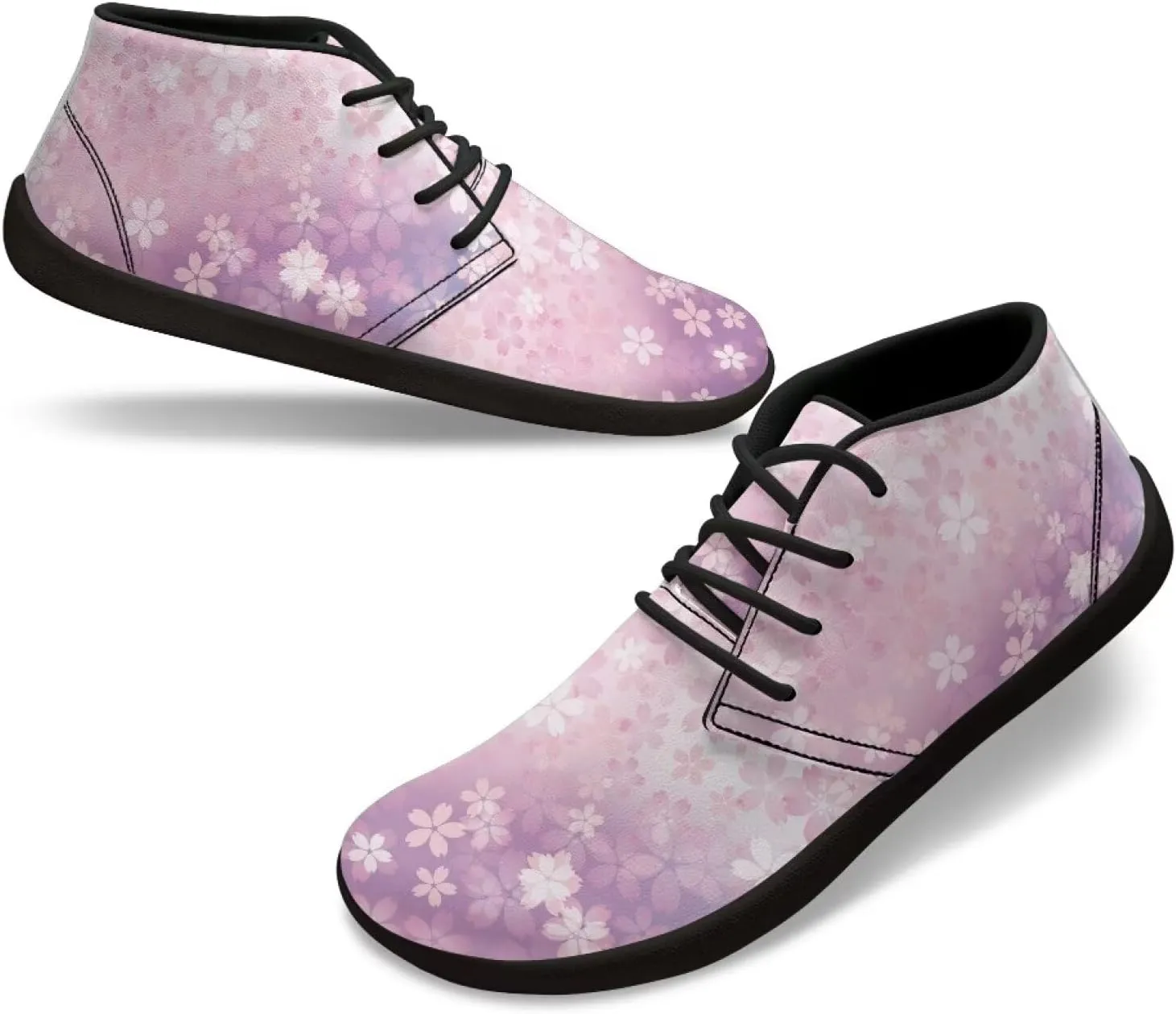 Women's Minimalist Barefoot Shoes | Wide Width Fashion Sneaker | Low Top Fashion Sneaker Size 36-48
